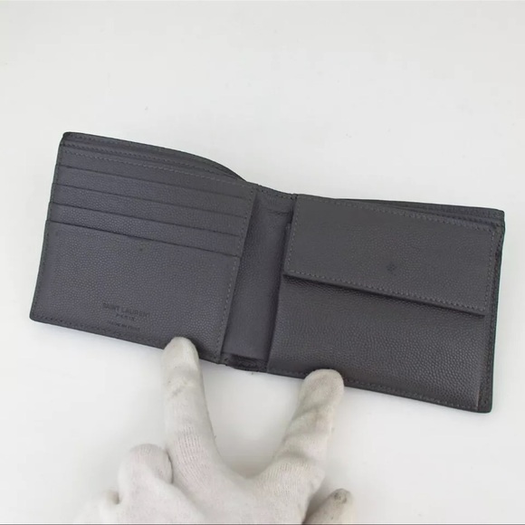 AUTH Saint Laurent Men's Bifold Wallet EUC - Picture 6 of 12